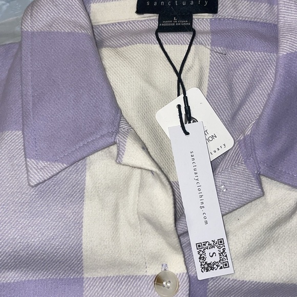 Sanctuary Brushed Plaid Shirt Dress - Picture 3 of 3